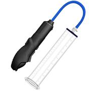 Bombas para El Pene, Bombas para Agrandar El Pene con Mango Deformable, Juguetes Sexuales para Hombres, Entrenadores Impermeables, Masturbadores, para Que Los Hombres Extiendan La Erección(12*1.75in)