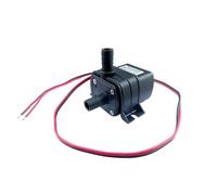 Bombas sumergibles silenciosas para acuario, 4,8 W, 5,8 W, 240 L/H, 12 V, 24 V, motor solar sin escobillas bomba sumergible de circulación bomba de agua (10 unidades, UK_12 V, 4,8 W)
