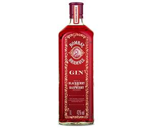 Bombay Bramble Distilled Premium, 43 % vol., 100 cl / 1 L, Blackberry & Rasberry Flavoured Gin, Ginebra de sabor y color 100 % naturales procedentes de moras y frambuesas recién recogidas