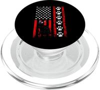 Bombay Cat 4th of July Patriotic American Flag Paws Lover PopSockets PopGrip para MagSafe