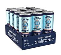 Bombay Sapphire Gin & Tonic Listo Para Tomar, la Lata Premezclad, 12 x 25 cl