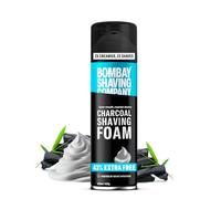 Bombay Shaving Company Espuma de afeitar de carbón para hombre, 425 g (43% extra), más de 100 afeitados, carbón activado y aceite de argán marroquí
