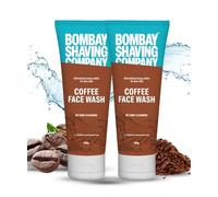Bombay Shaving Company Jabón facial de café para hombres y mujeres (paquete de 2) - Limpia profundamente, elimina el bronceado y los puntos negros | Fabricado en la India
