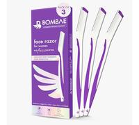 Bombay Shaving Company - Maquinilla de afeitar facial para mujer, para una depilación facial fácil y segura (paquete de 3)