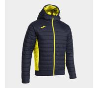 Bomber con Capucha Hombre Joma Urban V 103796 Confortable - Talla: S, Color: Marino Amarillo