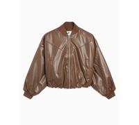 Bomber con logo Relaxed Nike para mujer Marrón XS