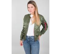 ALPHA INDUSTRIES Chaqueta de entretiempo verde oscuro, Talla L