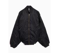Bomber Relaxed adidas Originals x Willy Chavarria Satin para hombre Negro XXL