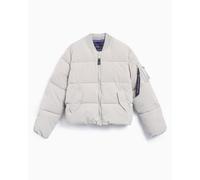 Bomber Relaxed Alpha Industries MA-1 Men's Puffer Bomber Jacket para hombre Gris M