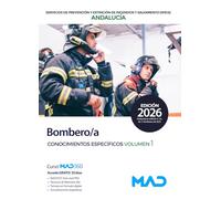 Bombero/a de los servicios de prevención y extinción de incendios y salvamento (SPEIS) en Andalucía. Conocimientos Específicos volumen 1