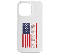 Bombero Bandera Americana Carcasa para iPhone 14 Pro MAX