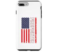 Bombero Bandera Americana Carcasa para iPhone 7 Plus/8 Plus