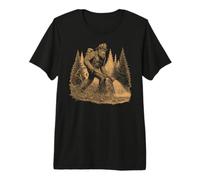 Bombero Bigfoot: héroe de Rescate de Incendios forestales Camiseta Premium