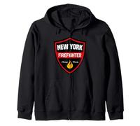 Bombero de Nueva York Sudadera con Capucha