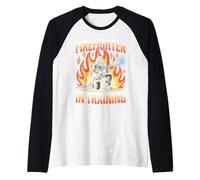 Bombero en Entrenamiento recluta de la Academia de Rescate de Bomberos Camiseta Manga Raglan
