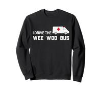 Bombero I Drive The Wee Woo Bus Bomberos Bomberos Sudadera