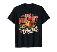 Bombero Jubilado Esposa De Retirado Cuartel Thin Red Line Camiseta