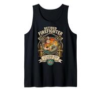Bombero Jubilado Mis turnos están terminados Bombero Camiseta sin Mangas