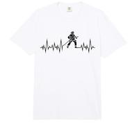 Bombero, Latido del corazón, Bombero, Bombero, Fuego Comfort Colors Adult Heavyweight T-Shirt