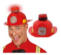 Bombero para Disfraz, con , Luz y Sonido, Estilo Fire Rescue, Ideal para Fiestas de Disfraces y Carnaval