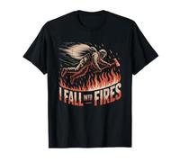 Bombero Paracaidista Forestal Paracaidas Saltador del Fuego Camiseta