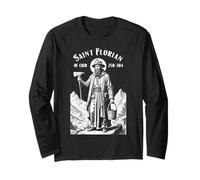 Bomberos Bomberos Patrón San Florian Bomberos Vintage Manga Larga