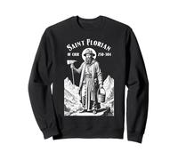 Bomberos Bomberos Patrón San Florian Bomberos Vintage Sudadera