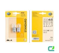 Bombilla 12 V 5 W R5W BA15s Clara HELLA STANDARD Para Entre Otros LAND ROVER