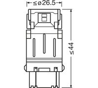 Bombilla ams-OSRAM 3157DRP-2BL