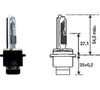 Bombilla D2R (lámpara de descarga gaseosa) 002542100000 MAGNETI MARELLI