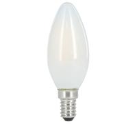 Bombilla de alambre. LED, E14, 470lm relleno. 40 W, amperios. velas, lum. día...