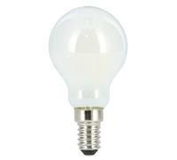 Bombilla de alambre. LED, E14, 470lm rem. 40W, amperio. gota, mte, blc chd, reg.