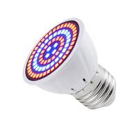 Bombilla de cultivo, lámpara LED para plantas, bombilla de cultivo E27 para jardín interior, invernadero, hidropónico, laboratorio, ideal para amantes de las plantas y jardineros domésticos