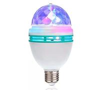 Bombilla de Discoteca E27 Lámpara de Luz de Fiesta RGB Giratoria Bombilla Estroboscópica LED Luz Bombilla de Discoteca de Cristal para Discoteca Cumpleaños Fiesta Karokee Navidad