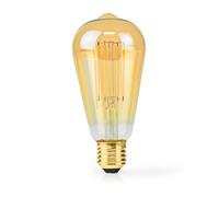 Bombilla de Filamento LED E27 | ST64 | 4.9 W | 470 lm | 2100 K | Regulable | Luz muy cálida | 1 uds.
