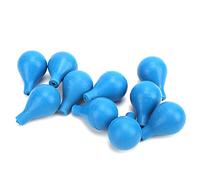 Bombilla de pipeta, 10 Piezas de 35,5 mm Bolas de succión de Goma de Laboratorio Controlador de pipeta Bombillas de compresión Reemplazo para goteros de Tubos graduados