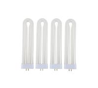 Bombilla de Repuesto Bug Zapper para Lámpara de 15 Vatios Que Atrae Insectos, 7.5 Pulgadas, FUL, 15 W, BL, en Forma de U, Paquete de 4