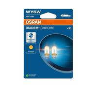 OSRAM DIADEM Cromo, WY5W, Doble Blister (2 lámparas)