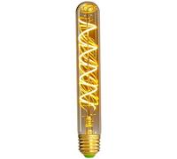 Bombilla Edison LED T28 / T9 4W Regulable Tubo de ensayo largo Bulbo Tinte dorado 220/240 V Tornillo Edison E27 (185 mm Transparente) (T30 185mm Golden)