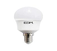 BOMBILLA ESFERICA LED E14 8,5W 940lm 3200K LUZ CALIDA Ø4,5x8,7cm EDM