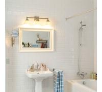 Philips Bombilla LED cristal 50 W estándar E27, luz blanca cálida, transparente, regulable