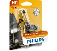 PHILIPS Lámpara H11 Vision halógena para AUDI: TT, A5, S5, RS4, RS Q3, Q5, A3, Q3, S4, A6, RS5, A1, S3, S6, A4, SQ5, RS6, S1, A8, S8 (Ref: 12362PRB1)
