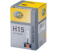 Bombilla Faro Principal 24 V 60/20 W H15 HELLA para u.a. RENAULT TRUCKS