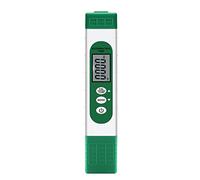 Bombilla Filamento Neutra Combo de medidor de PH y TDS 0.05ph Tipo de pluma de alta precisión Medidor de PH ± 2% Precisión de lectura Termómetro TDS 5 en 1 para Equipos Y Suministros (White, One Size)