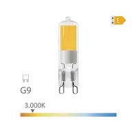 Bombilla g9 led 5w 550lm 3000k luz calida cristal edm