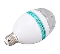 Bombilla Giratoria E26 Base LED Estroboscópica Colorida RGB para Festivales, Eventos y Celebraciones Material ABS Seguro