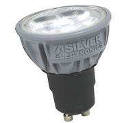 Bombilla led pro silver electronics dicroica 5w=60w - gu10 - 3000k - 38º - 470 lm - luz calida - a+