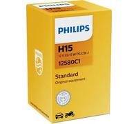 Bombilla H15 12580C1 PHILIPS para SEAT VW FIAT MERCEDES-BENZ SKODA AUDI FORD BMW