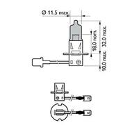 Bombilla H3 12336WVUB1 PHILIPS para OPEL BMW ALFA ROMEO MERCEDES-BENZ FORD SEAT