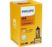 1x H4 Philips Vision 60/55W +30% Bulbo del Faro Niebla 12342PRC1